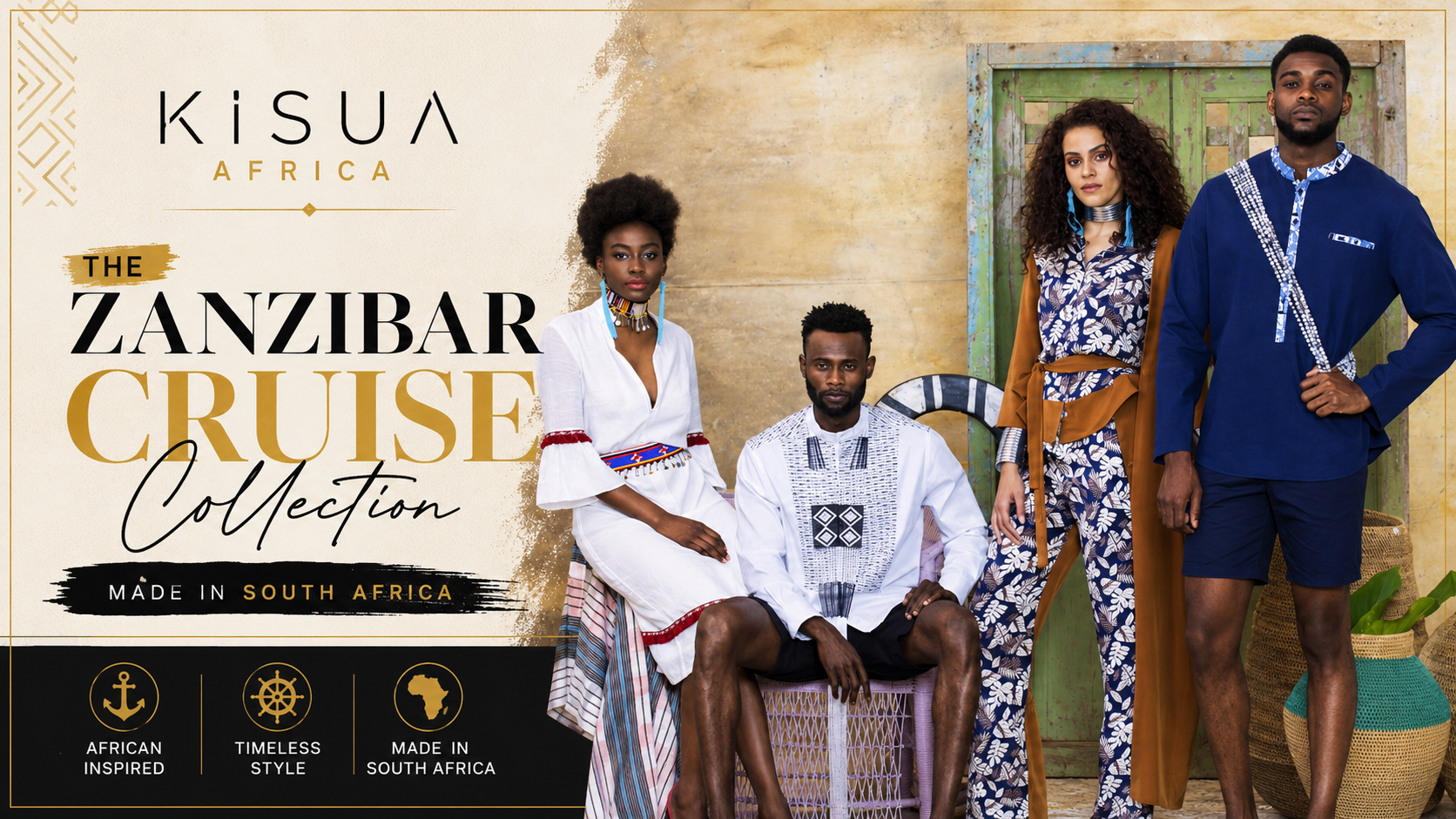'The Zanzibar Cruise Collection' Made in South Africa
