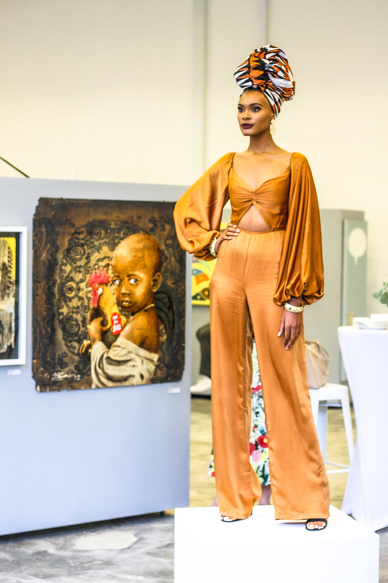 Ananse Satin Jumpsuit