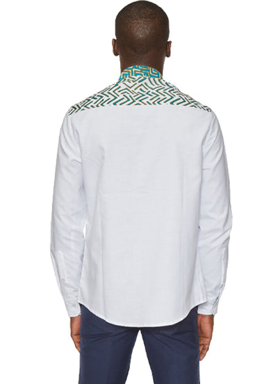 Shujaa Teal Shield Shirt