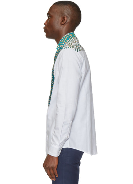 Shujaa Teal Shield Shirt