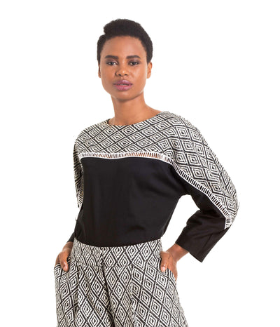Togo Top Remix - Black & White