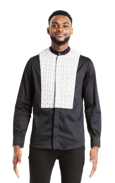 Shujaa Black Shield Shirt