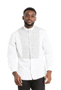 Shujaa White Shield Shirt